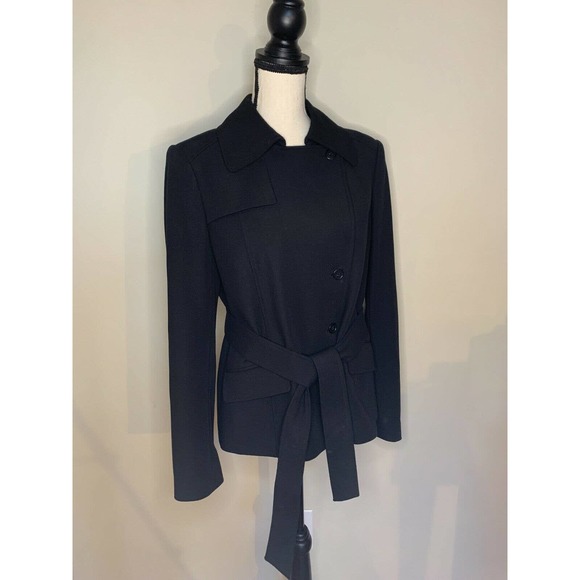 Ann Taylor Blazer Military Style Black - Picture 5 of 9